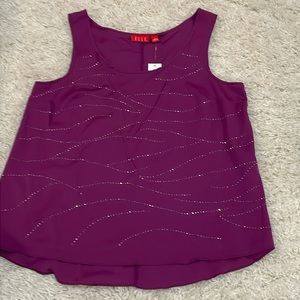 Elle Purple Tank Top